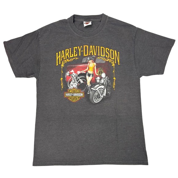 Harley-Davidson Other - Y2K Harley Davidson Workman T-Shirt Mens Size L Nevada Biker Motorcycle